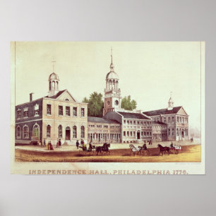 Póster Salón de la Independencia, Filadelfia