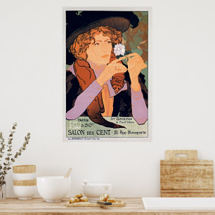 Póster Salón de los Cien Cartel de Georges de Feure Art N