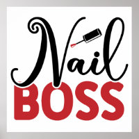 Salón de Nail del jefe de la cola de moda