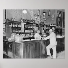 Póster Salón de Nueva Orleans, 1938. Foto antigua