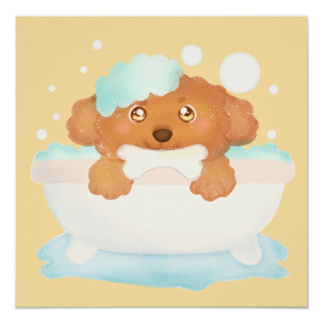 Póster Salon de Perro Grooming (Anverso)