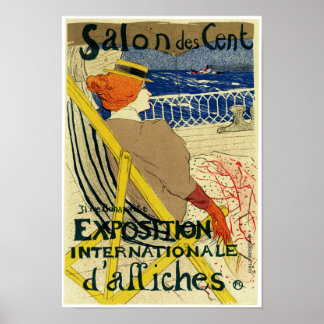 Póster Salon des Cent ~ Exposición Internacional