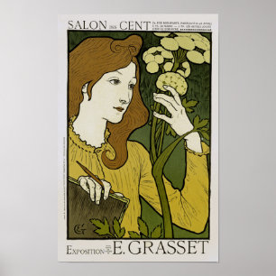 Póster Salon des Cent ~ Exposition de E. Grasset