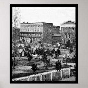 Póster Salón Masónico en la calle Decatur en Atlanta, GA