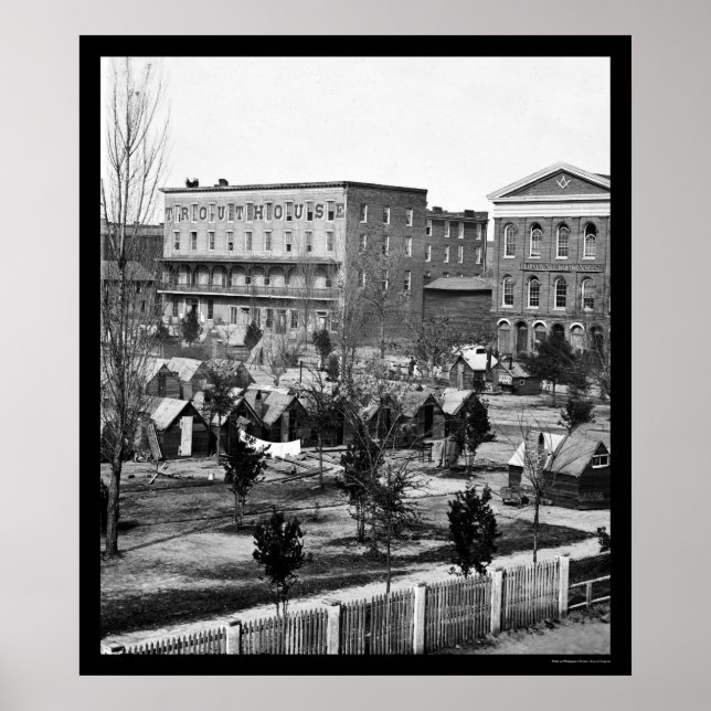 Póster Salón Masónico en la calle Decatur en Atlanta, GA  (Frente)