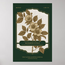 PÓSTER SALÓN MENSUAL - POSTER DE REGALO DE FLORES DE NACI