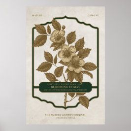 PÓSTER SALÓN MENSUAL - POSTER DE REGALO DE FLORES DE NACI