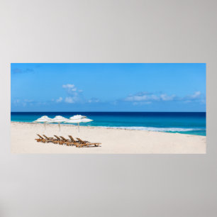Póster Salones de la playa