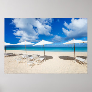 Póster Salones de la playa