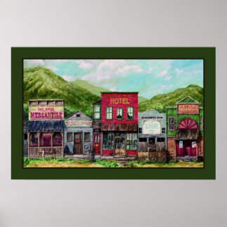 Póster Saloon