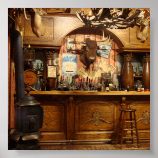 Póster Saloon