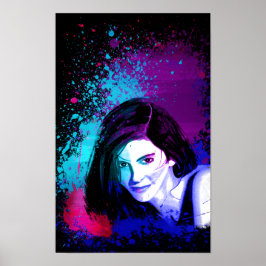 Póster Salpicadura de Color