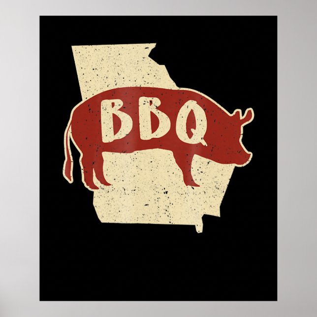 Póster Salsa de barbacoa | cocinero de barbacoa | regalo  (Frente)