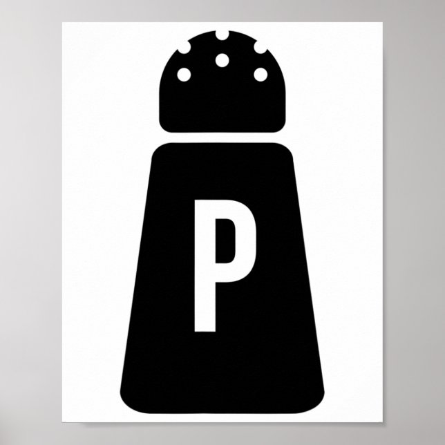 Póster Salt And Pepper Shakers Funny Couple Mating Hall (Frente)