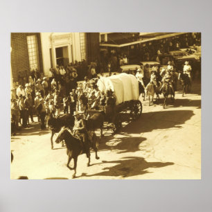 Póster Salt Grass Trail Ride Through Downtown Houston, Tx