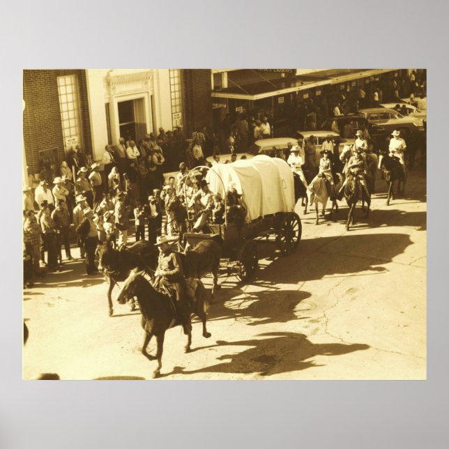 Póster Salt Grass Trail Ride Through Downtown Houston, Tx (Frente)