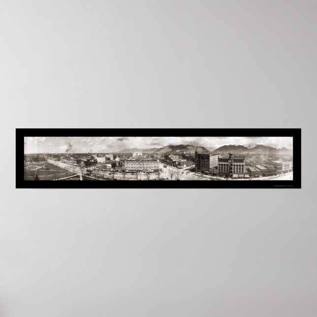 Póster Salt Lake City Foto de 1909 (Frente)