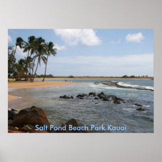 Póster Salt Pond Beach Park Kauai
