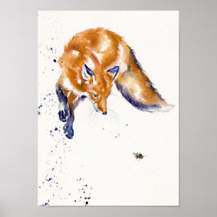 Póster Saltando a Fox: "Salto de Abeja"