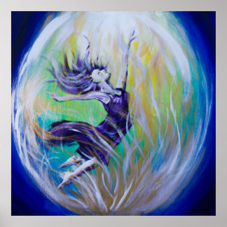 Póster Saltando a la libertad