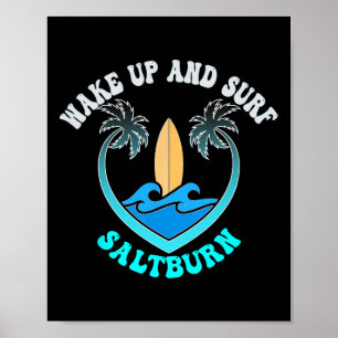 Póster Saltburn, despierta y surfea 