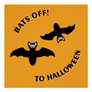 Póster Salto Al Naranja De Halloween