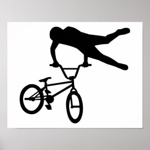 Póster salto BMX
