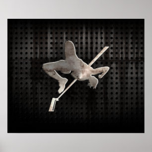 Póster Salto de altura; Guay