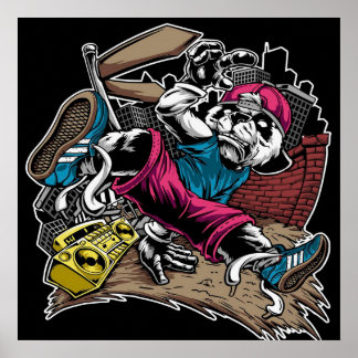 Póster Salto de baile | Cute Panda Lover