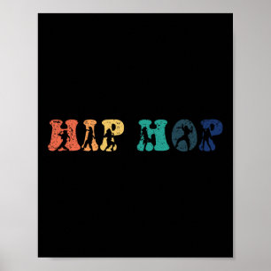 Póster Salto de baile de baile de hip hop Salto de baile