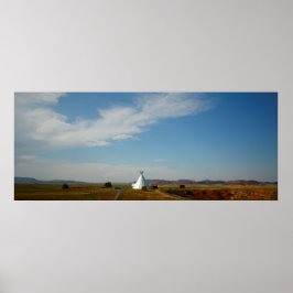 Póster Salto de búfalo de Vore, Wyoming