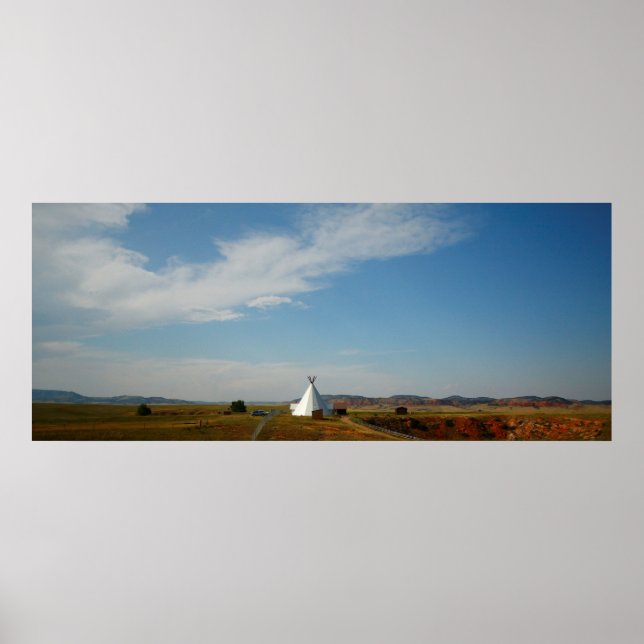 Póster Salto de búfalo de Vore, Wyoming (Frente)