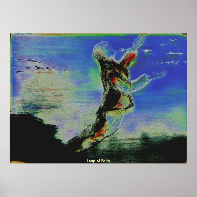 Póster Salto de fe (Frente)