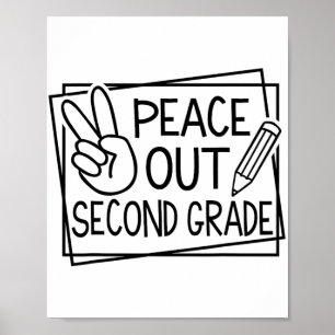 Póster Salto De Segundo Grado El Último Día De Escolar