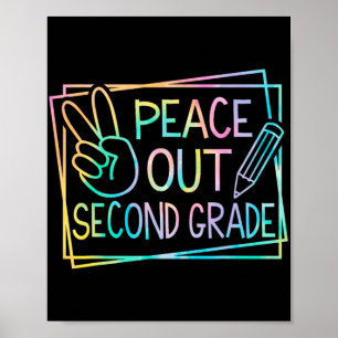 Póster Salto De Segundo Grado Último Día De Escolar Veran