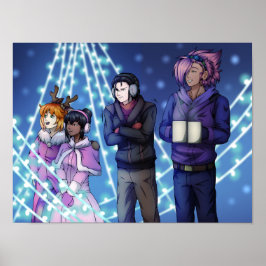 Póster Salto de vacaciones en familia