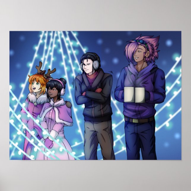 Póster Salto de vacaciones en familia (Frente)