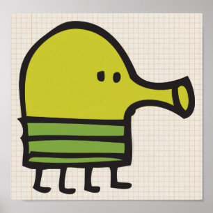 Póster Salto del Doodle