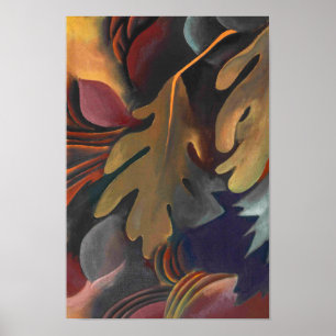 Póster Saltos bajo el agua   Georgia O'Keeffe  