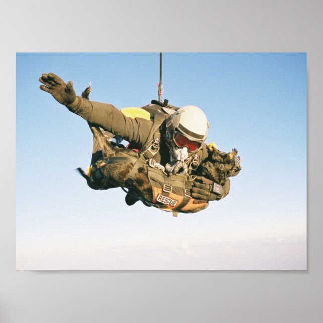 Póster Saltos de rescate (Frente)