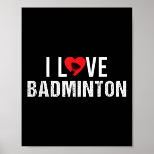 Póster Saltos del transbordador Badminton