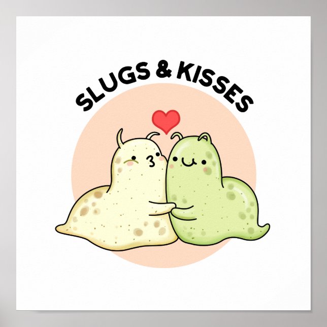 Póster Saltos Y Besos Graciosos Pun (Frente)