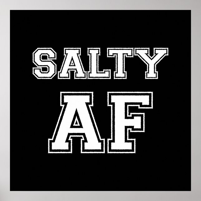 PÓSTER SALTY AF POSTER (Frente)
