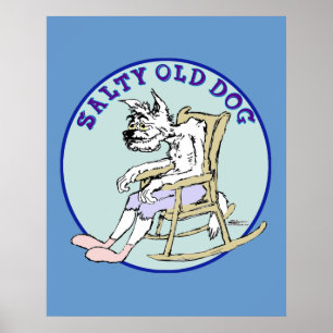 Póster Salty Old Dog