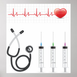 Póster Salud cardiaca Medicina cardíaca