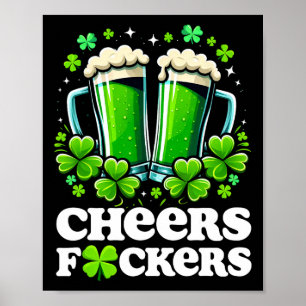 Póster Salud Ers día de San Patricio Hombres Divertidos B