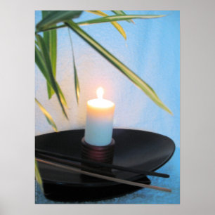 Póster Salud holística de la curación de Zen
