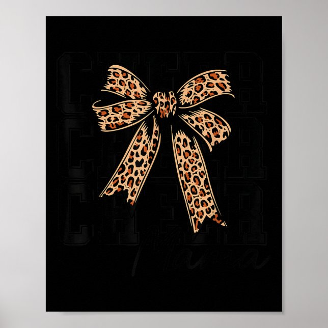 Póster Salud Mamá Hermana Cheerhead Mamá Cheer Mamá Mayor (Frente)