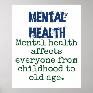 Póster Salud Mental Afecta A Todos - Salud Mental Quo