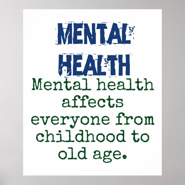Póster Salud Mental Afecta A Todos - Salud Mental Quo (Frente)